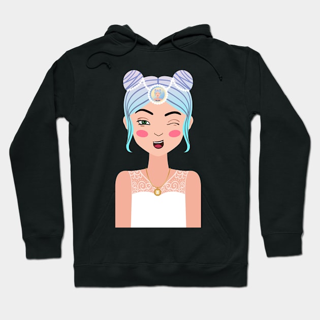 The Girl Sweetest Gemini on Earth - Gemini Hoodie by roykhensin